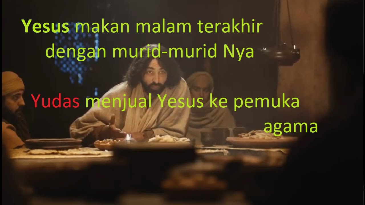 Injil Markus 14:12-21 Yesus makan Paskah dengan murid-murid-Nya