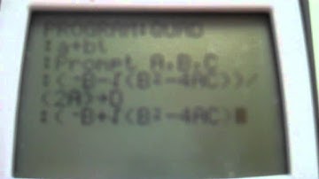 Program the Quadratic Formula on your calculator (including imaginary roots)
