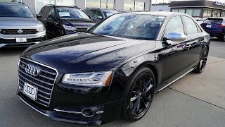 2017 Audi S8 Premium Plus Brilliant Black | Video Tour with Shawn by Audi Fall River 446 views 5 months ago 11 minutes, 36 seconds