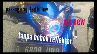 TUTORIAL pasang LAMPU HEADLAMP projiLED MX || LAMPU UTAMA projiLED MX  || MOTOR MX NEW 135