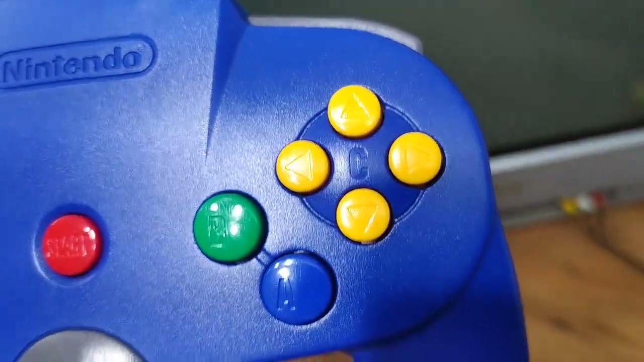 controle azul N64 2303