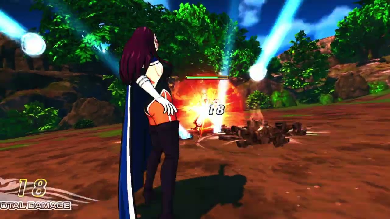 Fairy Tail Pt. 8, Round 2 boss battle on the beach against Jellal & Ultear can we beat them??
