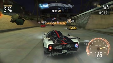 Need For Speed™ No Limits (Chapter 5 - Trapper) Race 6 PAGANI Zonda Cinque