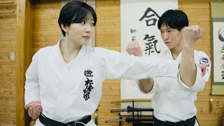 A Karate Woman learns Aikido! Control the opponent with the principle of leverage!