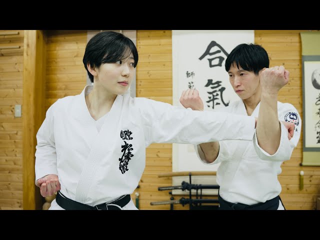 A Karate Woman learns Aikido! Control the opponent with the principle of leverage!