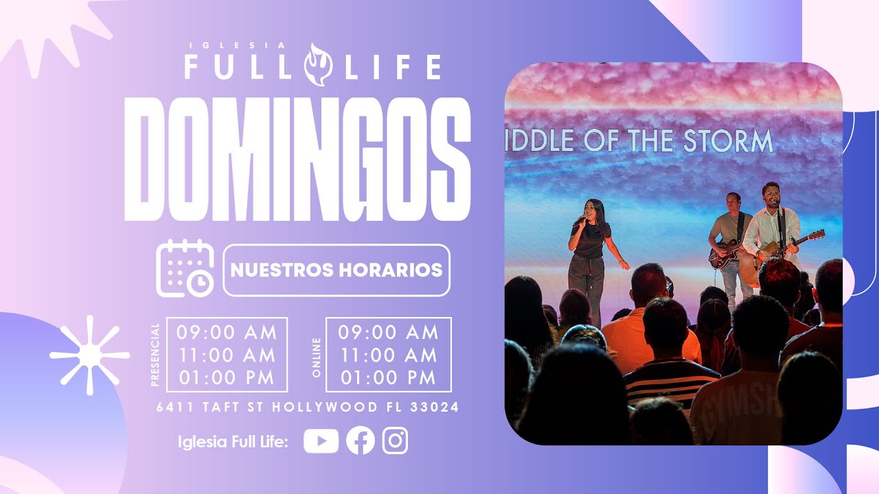 🔴 EN VIVO 🌍| Reunión Domingo PM | 24 Agosto | Iglesia Full Life - YouTube