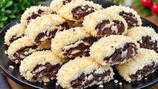 When I have leftover coffee, I bake these COCONUT COOKIES! ☕ So tender and aromatic! screenshot 2