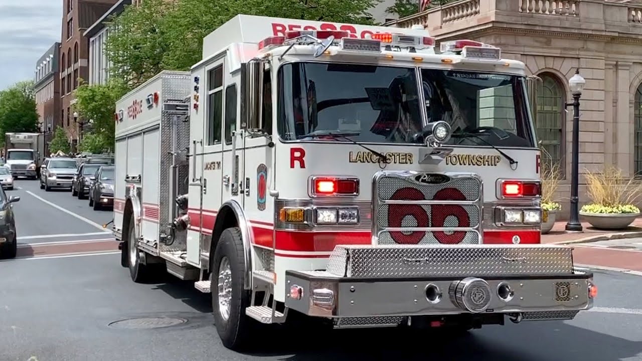 Lancaster Township Fire Department Rescue 66 Responding YouTube