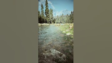 Unreal Engine 5.5 Ray Tracing Cinematic Animation  #unrealengine5 #nature #river #lumen #cinematic