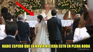 Después de que la novia descubriera que su novio fue infiel, hizo la venganza más épica en el altar.