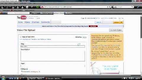 How to upload WMV videos onto youtube
