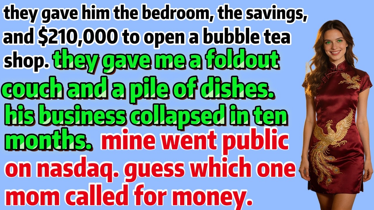 My Parents Gave My Brother $210K and Me Nothing — Then My Company Went Public#Revenge Story