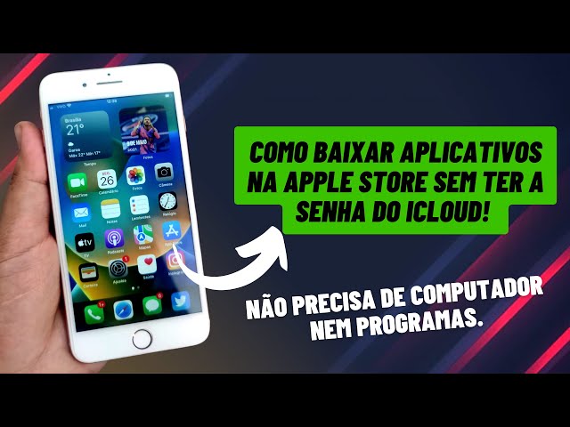 Como baixar Aplicativos no iPhone sem ter a senha do iCloud! 