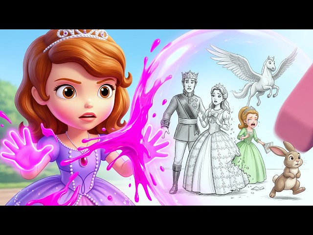 Sofia : The Erased Kingdom! ✏️👑 Magic Pencil Sketch Nightmare