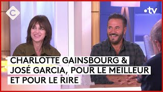 Charlotte Gainsbourg & José Garcia, une drôle de famille ! - C à Vous - 04/04/2024