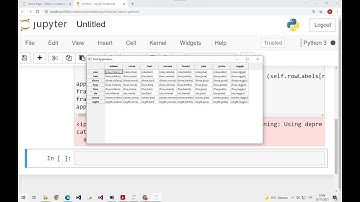 Python Wx with DataGrid