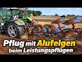 Leistungspflügen Traktoren, Auszubildende, Landwirte &amp; Hobbybauern pflügen Wettbewerb Landwirtschaft