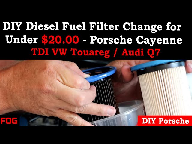 Fuel filter for PORSCHE Cayenne 957 3.0 TDI 9PA1 diesel filter