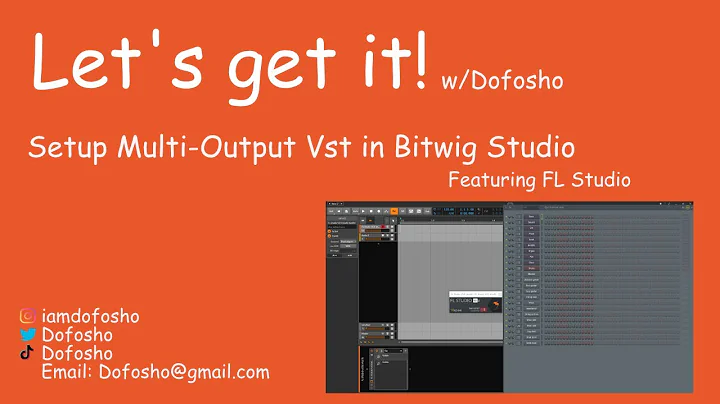Multi output Vsts in bitwig Studio. Ft FL Studio
