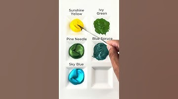 Watch These Metallic Colors Create Magic Forest colors in 30 seconds #Shorts #satisfying