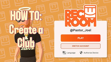 How To: Create a Club in RecRoom