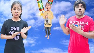 Diwali Rocket 🚀 Isaac flying | comedy video | funny video | Prabhu sarala lifestyle 