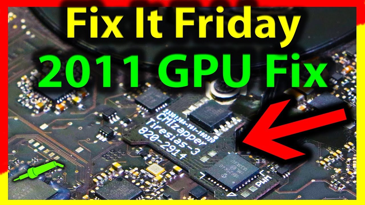 fravær jeg fandt det svinekød 🔴 #582 GPU Fix for 2011 MacBook Pro 17" 820-2914 With CMIzapper Tiresias -  SPI ROM Hack - YouTube