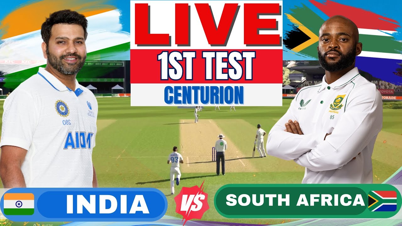 India vs South Africa 1st Test Match Score & commentary Day2 Live