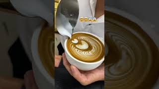 How to make perfect wings tulip ??viral youtubeshorts explore short coffee latteart coffee