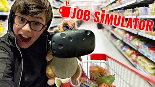 ZE SCHIJTEN IN M'N WINKEL !! | Job Simulator VR Store Clerk (HTC Vive)