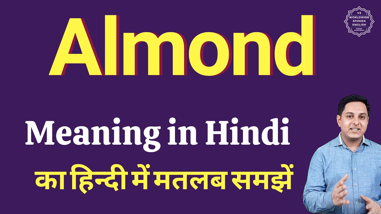 Almond meaning in Hindi Almond ka kya matlab hota hai online