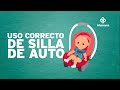 Uso correcto de la silla de auto para bebés