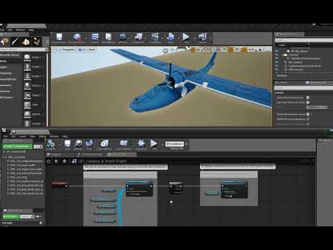 Catalina Pawn Class Blueprint Unreal 4 (screen Capture Messes With Spinning) - Clikfoot