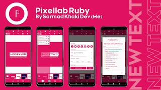Download Pixellab mod apk full font and sticker | Pixellab Ruby | Design Bolts screenshot 5