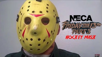 NECA Friday the 13th Part III Hockey Mask