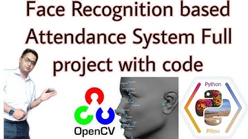 Face Recognition based Attendance System using Opencv Python and pillow, With Source Code