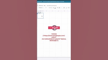 GENERATE QR CODE FROM A CELL VALUE - Google Sheets Tips & Tricks #8
