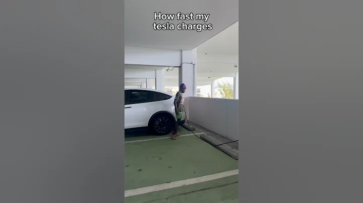 How fast my tesla charges 😂