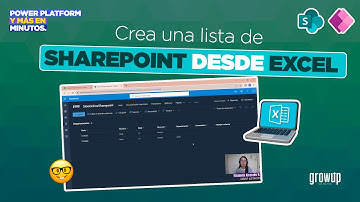 Crea una LISTA de SHAREPOINT desde EXCEL