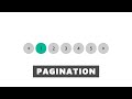 Simply and Easily Design an Attractive Pagination UI for a Website - Using CSS, HTML