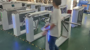 Tripod turnstile gate with rfid card access control system