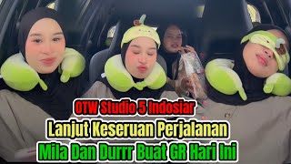 Continuing Mila's Fun Journey On The Way To Indosiar Studio 5 For Today's Rehearsal