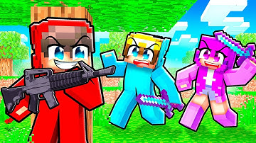 I Secretly Used GUNS in a Minecraft Speedrun…