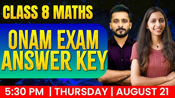 Class 8 Maths Onam Exam | Mega Marathon | Exam Winner
