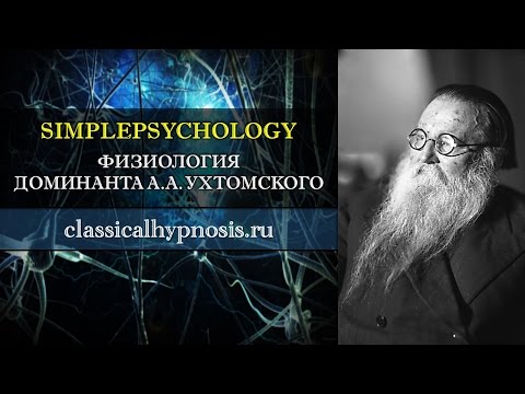 Теория доминанты А А Ухтомского. Когнитивная гипнотерапия