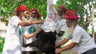 Full Goat Mutton Biryani Recipe - Mutton Tehari Cooking by Village Grandpa - Food for Madrasa Kids