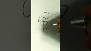 How To Draw A Fan Drawing
