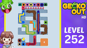 Gecko Out Level 252 Solution Walkthrough