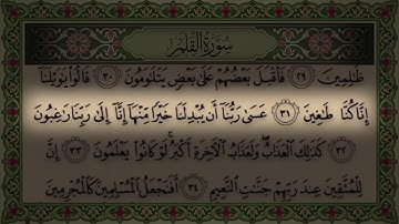 المقرئ: رضوان غانم الطائي / سورة القلم