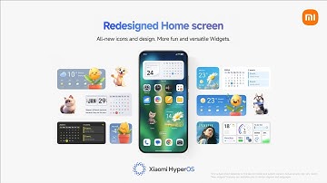 Redesigned HomeScreen | #XiaomiHyperOS3